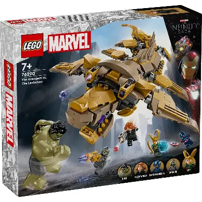 LEGO Конструктор LEGO Marvel 76290 Мстители против Левиафана — Халк, Локи и Капитан Америка купить в Алматы