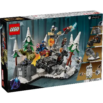 LEGO Конструктор LEGO Marvel 76291 Мстители: Эра Альтрона — 6 героев против Гидры, 613 деталей LEGO MARVEL вид сбоку