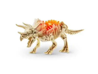 Zuru Robo Alive Dino Fossil Find ZURU 71115 — яйцо с раскопками, роботизированный динозавр-сюрприз серии 2 Robo Alive вид сбоку