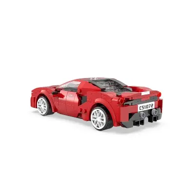 CaDA Конструктор CaDa C51072W Ferrari 488 на радиоуправлении 2.4GHz — 306 деталей, 198×96×55 мм вид сбоку