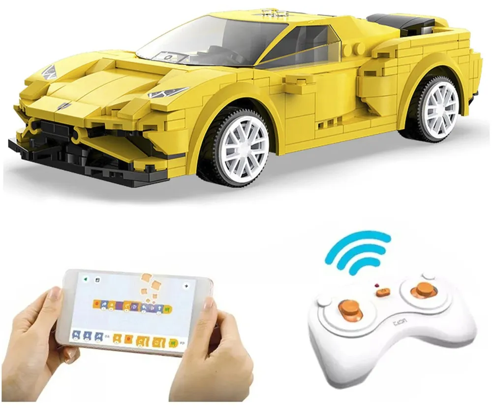 Конструктор CADA "EVO Race Car" C51074W - радиоуправляемый спорткар, 289 деталей - фото 1