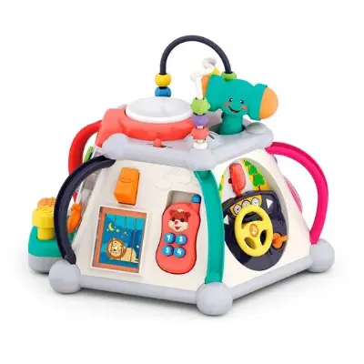 Hola Toys Бизикуб многофункциональный Hola Toys 806 Маленькая вселенная вид сбоку