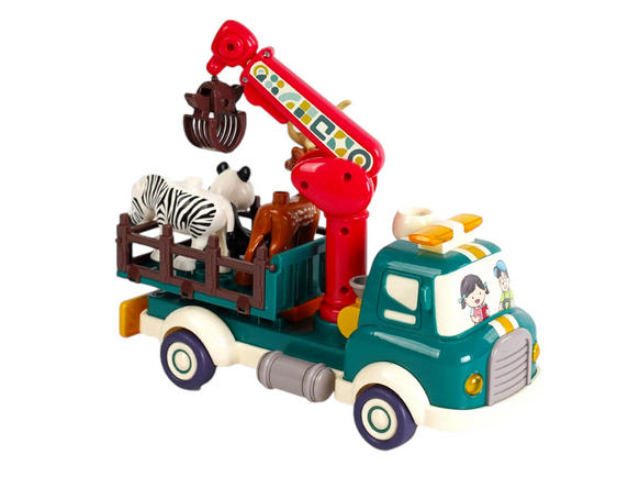 Конструктор SMONEO "Грузовик с набором животных" 88027 - транспорт зоопарка - фото 1