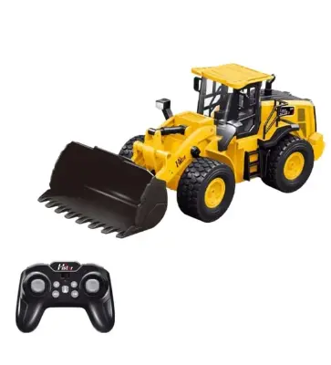 Радиоуправляемый бульдозер HSTAR ENGINEERING BULLDOZER 93301 — 9 каналов, ковш, звук, 2.4 GHz для детей от 6 лет купить в Казахстане