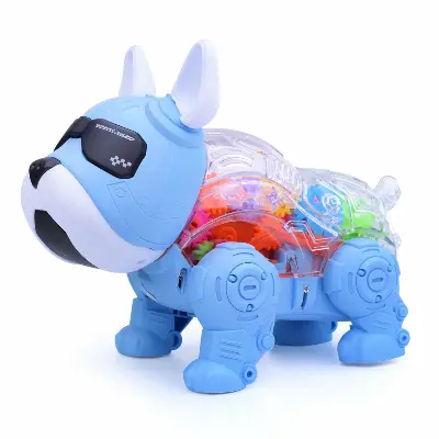 Essa Toys Робот-собака Essa Toys 8213 — 20 × 10 × 16 см, синий, движения и звуки, танцует, 3–6 лет купить в Алматы