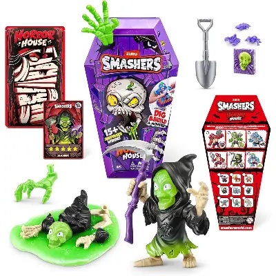 Zuru ZURU Smashers Horror House Мумий Гроб 74125 — 15+ сюрпризов, монстр в саркофаге, 3 варианта купить в Алматы
