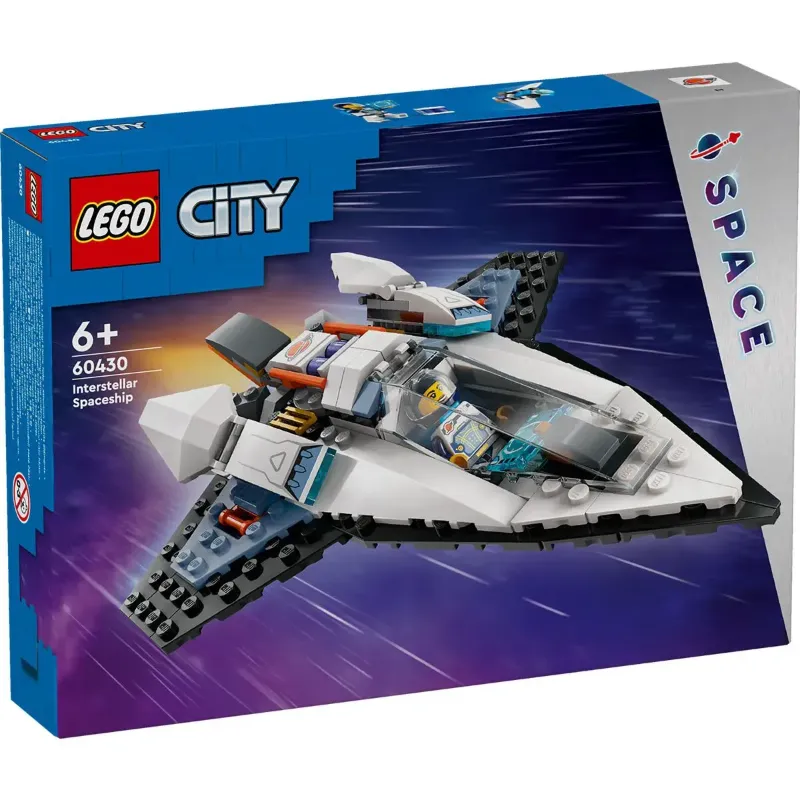 Конструктор LEGO City 60430 Межзвёздный космический корабль с раскладными двигателями и дроном-ботом