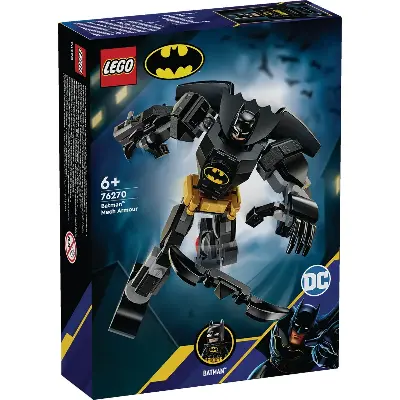 LEGO Конструктор LEGO DC 76270 Механическая меха-броня Бэтмена с Бэтарангом — робот 12 см купить в Алматы