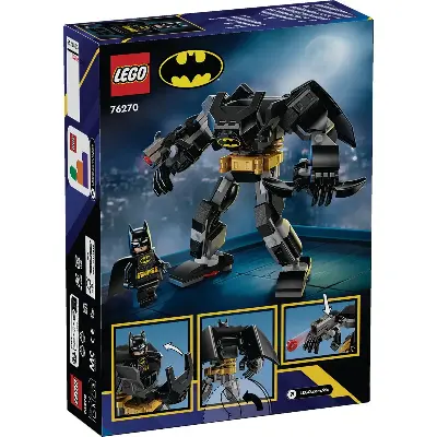 LEGO Конструктор LEGO DC 76270 Механическая меха-броня Бэтмена с Бэтарангом — робот 12 см LEGO DC вид сбоку