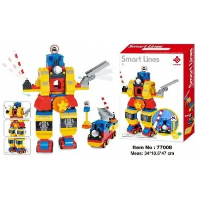 Конструктор Smoneo Playing Train 77008 Поезд-трансформер — 92 деталей, аналог Duplo, 3–6 лет купить в Казахстане