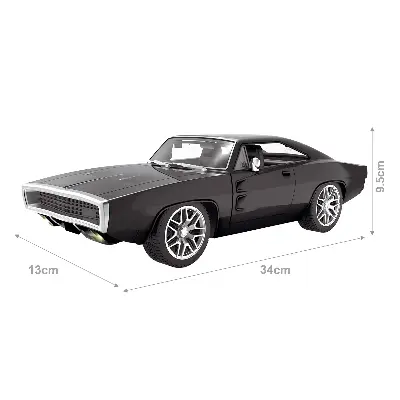 Радиоуправляемая машина MOKA Dodge Charger 2119 — открывающиеся двери, свет, 34×13×9,5 см, пульт 27 МГц купить Радиоуправляемые машинки в Алматы