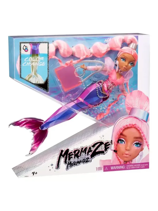Кукла русалка Mermaze Mermaidz Harmonique 580805 — хвост меняет цвет, стеклянные глаза, от 3 лет