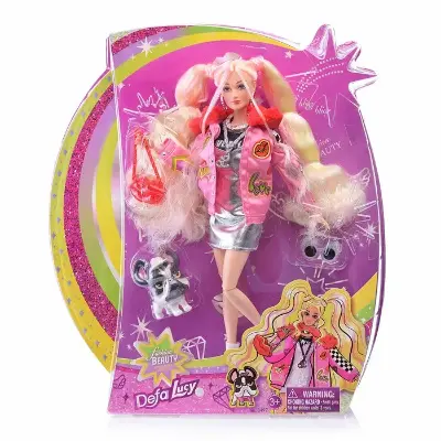 Кукла шарнирная DEFA Lucy FCJ0840265 Fashion Beauty 29 см с питомцем и аксессуарами, от 3 лет купить в Казахстане